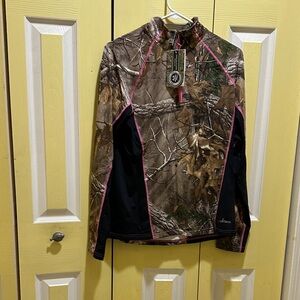 Gander Mountain Camouflage Long Sleeve Tee with Pink Accents